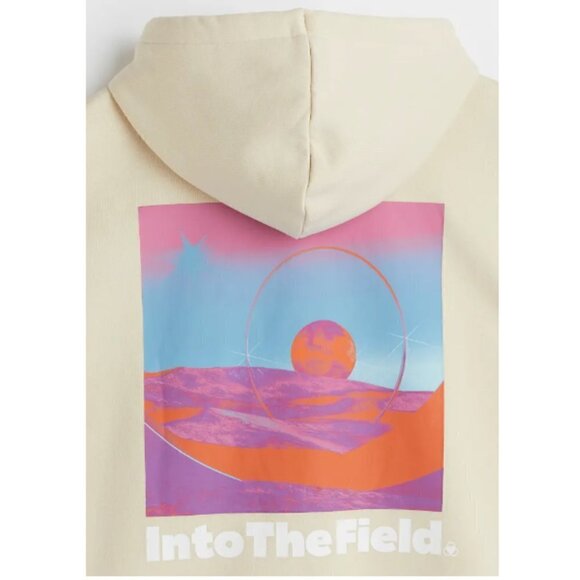 H&M Into the Field Cream Relaxed Hoodie Men's Size XS - Picture 11 of 11